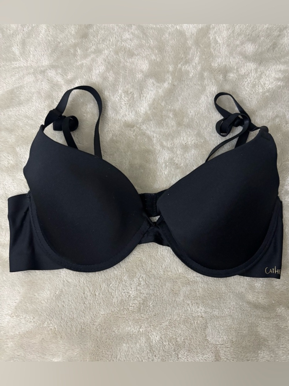 Catherine Malandrino Black Smooth T-Shirt Bra